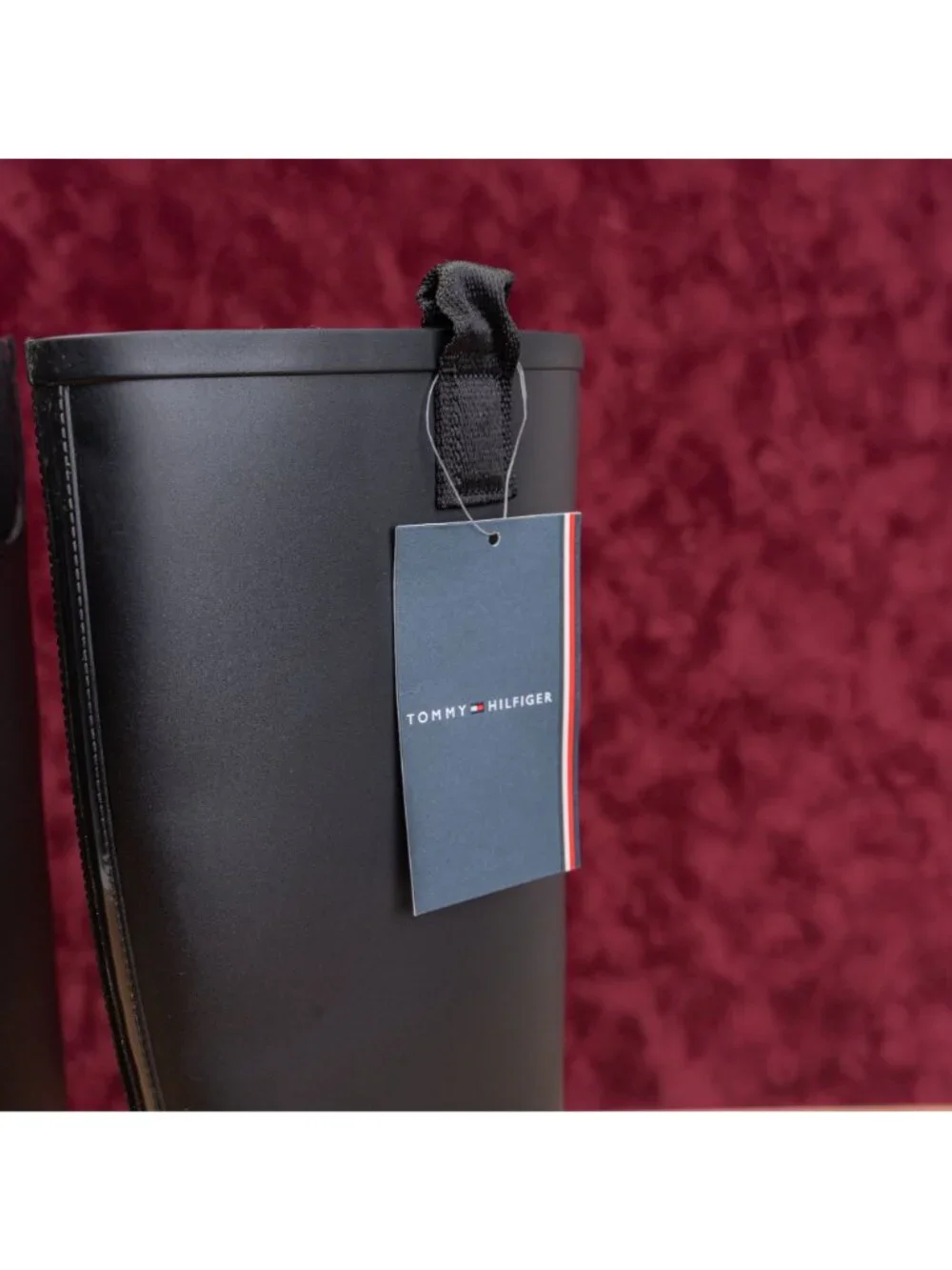 Tommy Hilfiger Wmn Festival Wide Calf Farm Riding Wellie Rubber Rain Boots sz 9